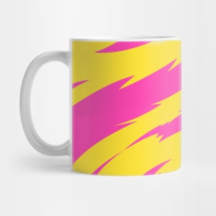 Pink and Yellow Tiger Skin Pattern Mug